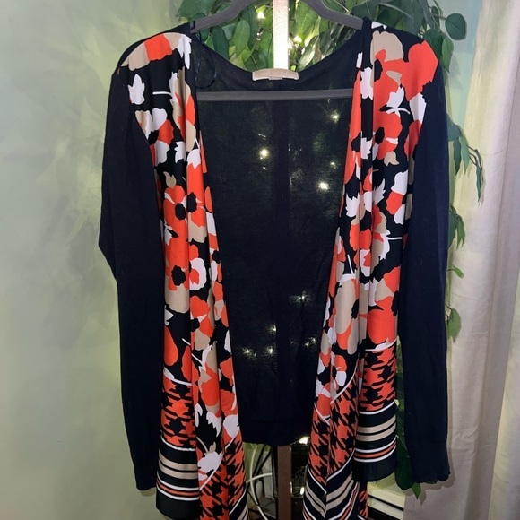 Micheal Micheal Kors handkerchief drape open cardigan size XL - Picture 1 of 5